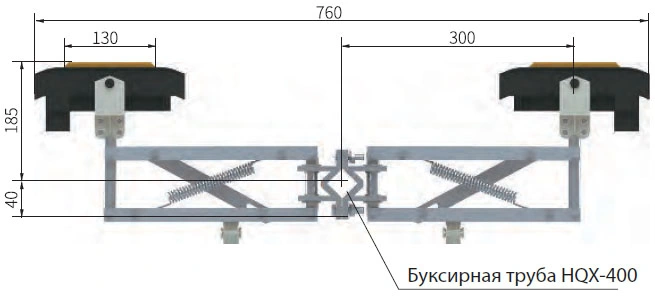 Двойной токосъемник JDC-H